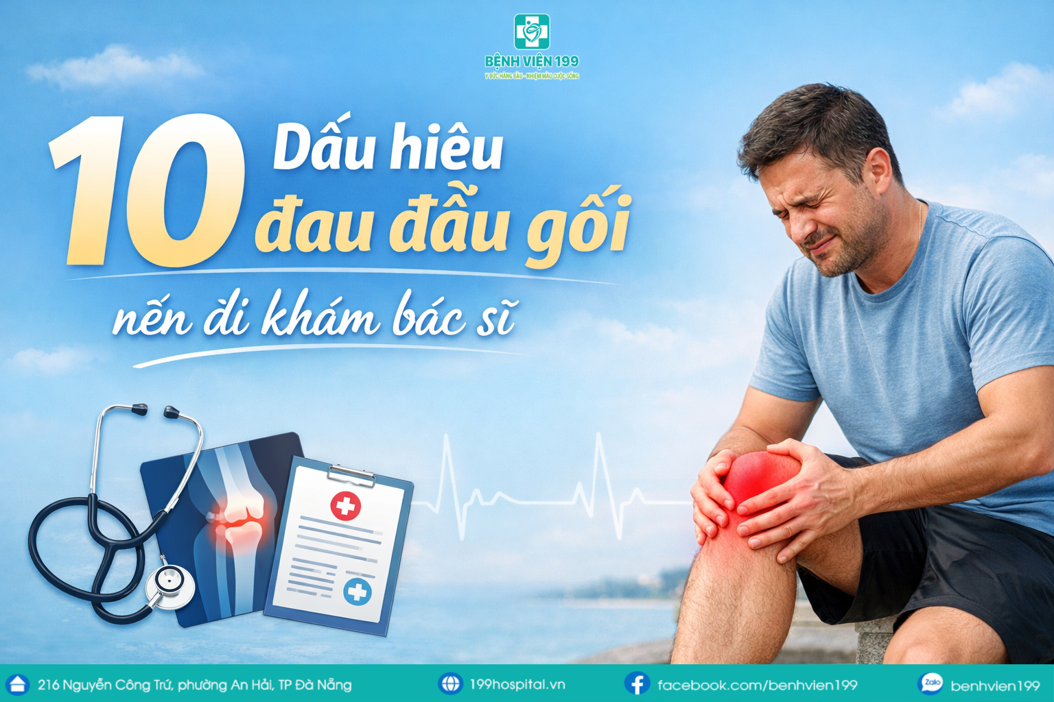10 Dấu hiệu đau đầu gối nên đi khám bác sĩ
